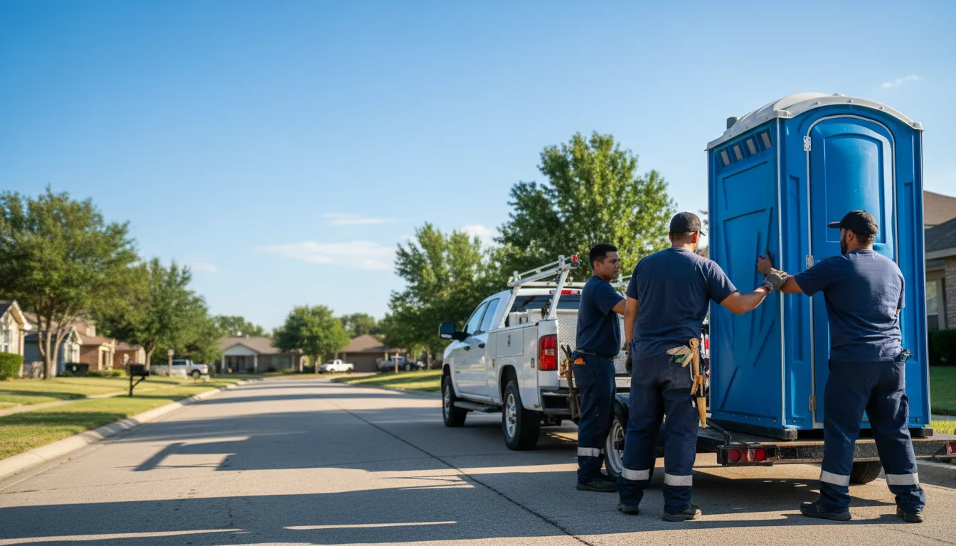 Portable Toilet Rental in Normangee, TX near me